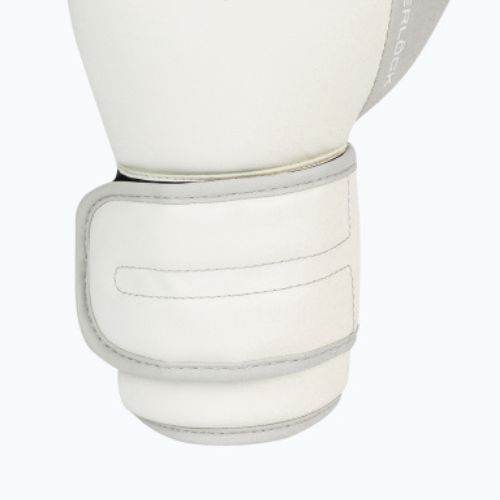 Everlast Powerlock Pu guantoni da boxe uomo bianco EV2200