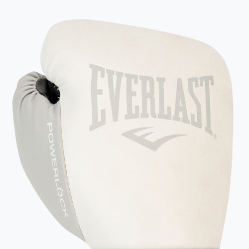 Everlast Powerlock Pu guantoni da boxe uomo bianco EV2200