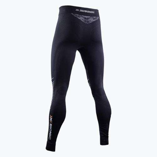 Pantaloni termici X-Bionic Energizer 4.0 da uomo nero opale/bianco artico