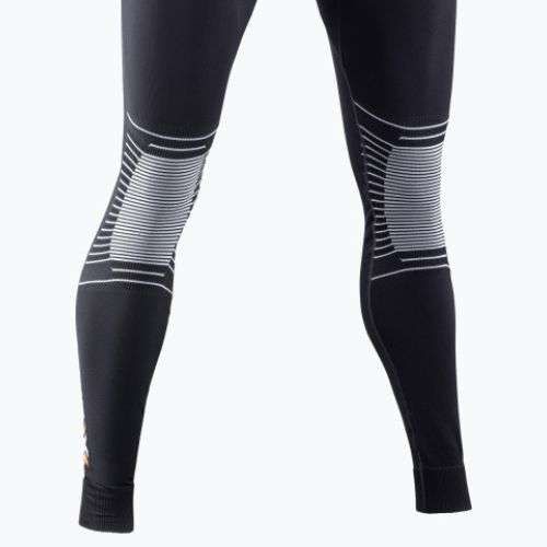Pantaloni termici X-Bionic Energizer 4.0 da uomo nero opale/bianco artico
