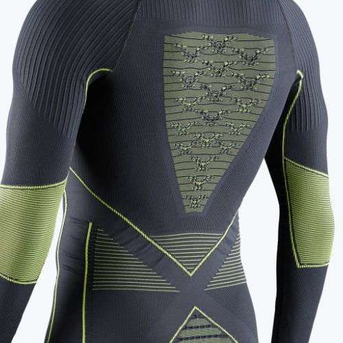 Maglia termica da uomo X-Bionic Energy Accumulator 4.0 charcoal/yellow