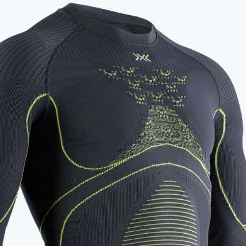 Maglia termica da uomo X-Bionic Energy Accumulator 4.0 charcoal/yellow