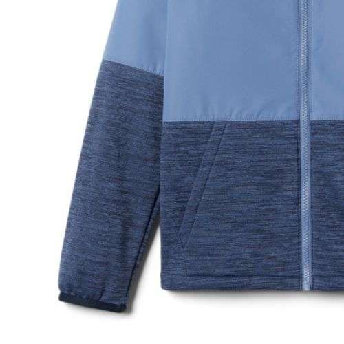Felpa da trekking Columbia Out-Shield Dry bluestone/collegiate navy heather per bambini