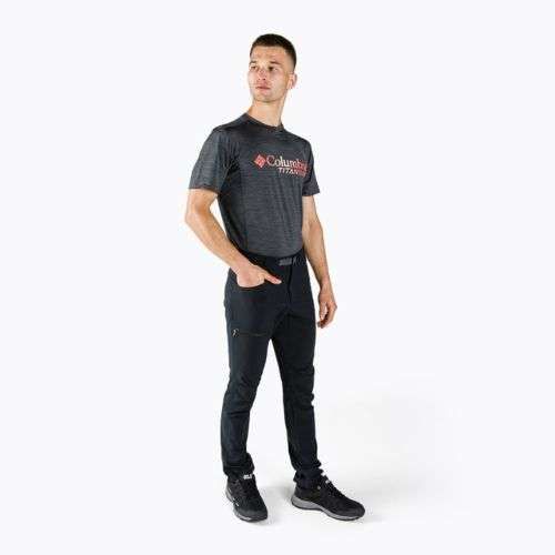 Pantaloni da trekking Columbia Titan Pass II Zero nero uomo