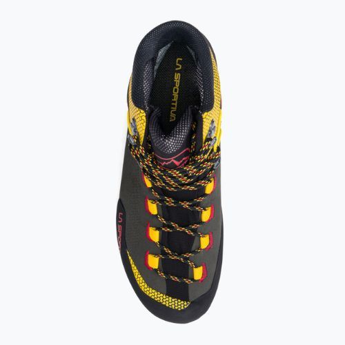 Scarponi da montagna La Sportiva Trango Tech Leather GTX da uomo nero/giallo