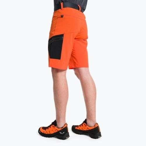 Pantaloncini da trekking da uomo Salewa Pedroc Cargo 2 rosso/arancio