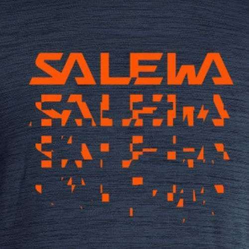 Maglia da trekking Salewa Puez Hybrid 2 Dry premium navy melange da uomo