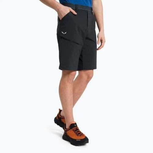 Pantaloncini da trekking da uomo Salewa Puez 3 nero out