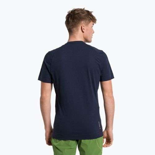 Maglietta da arrampicata Salewa Lavaredo uomo Canapa blazer navy