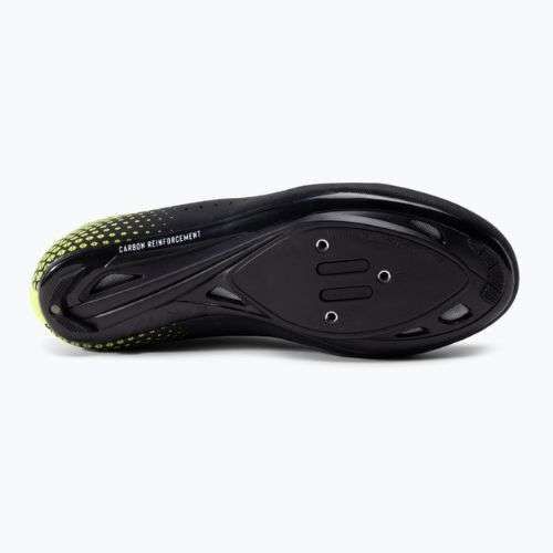 Northwave Core Plus 2 scarpe da strada uomo nero/giallo fluo
