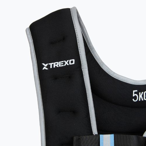 XTREXO WV-05 Gilet per allenamento con i pesi da 5 kg nero
