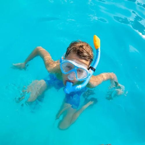 Set da snorkeling per bambini AQUASTIC MSFK-01SN blu