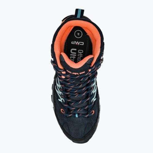 Stivali da trekking da donna CMP Rigel Mid nero e blu navy 3Q12946