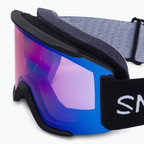 Smith Squad S nero/cromapop fotocromatico rose flash occhiali da sci