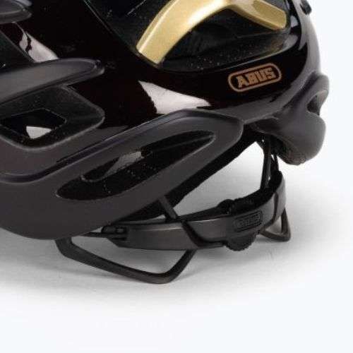 Casco da bicicletta ABUS AirBreaker nero/oro