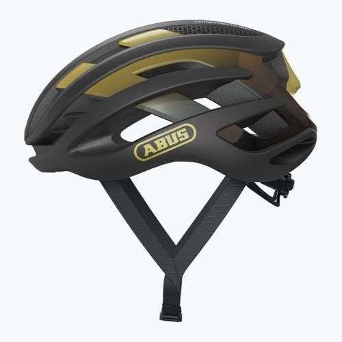 Casco da bicicletta ABUS AirBreaker nero/oro