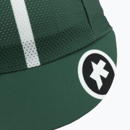 Berretto da ciclismo ASSOS verde granata
