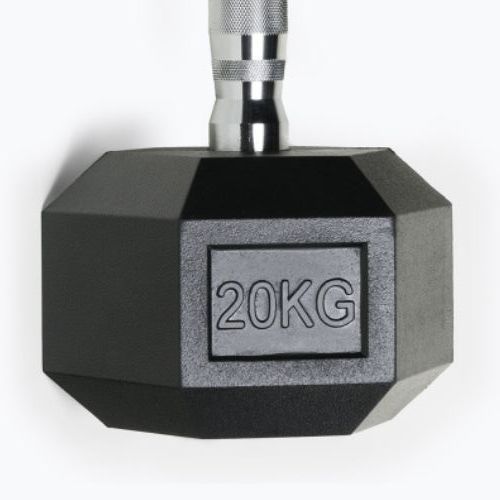 Manubri gommati TREXO Hex 20 kg