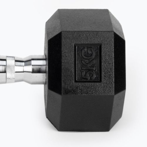 Manubri gommati TREXO Hex 5 kg