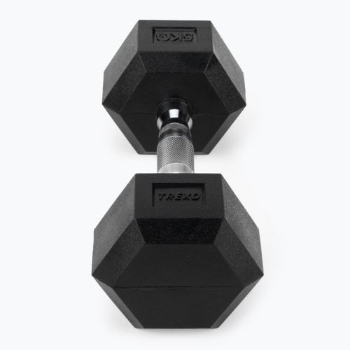 Manubri gommati TREXO Hex 5 kg