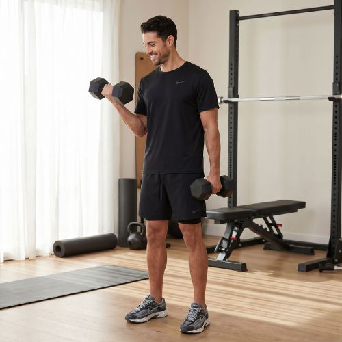 Manubri gommati XTREXO Hex 7,5 kg
