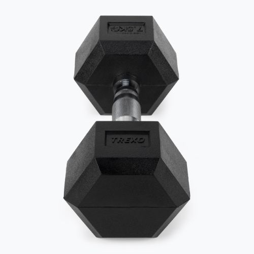 Manubri gommati TREXO Hex 7,5 kg
