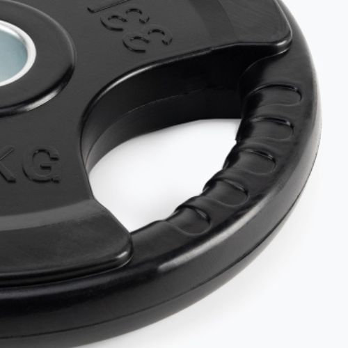 XTREXO RW15 15 kg peso in ghisa gommata nera