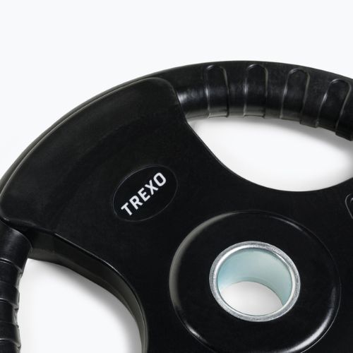 XTREXO RW20 Peso in ghisa gommata da 20 kg nero