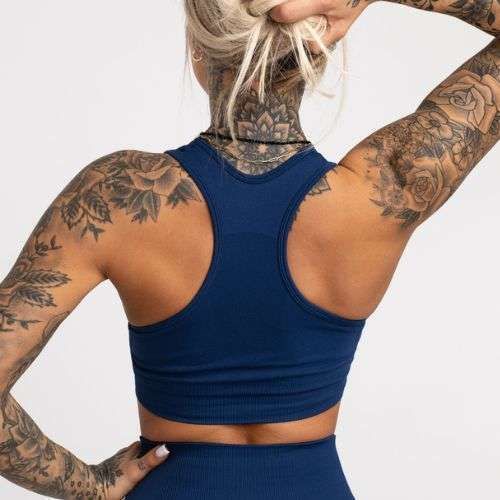 Reggiseno fitness Gym Glamour Compression night sky