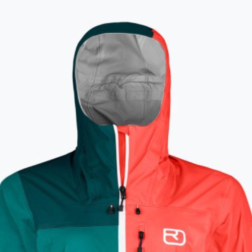 Giacca skit da donna ORTOVOX 3L Ortler verde pacifico