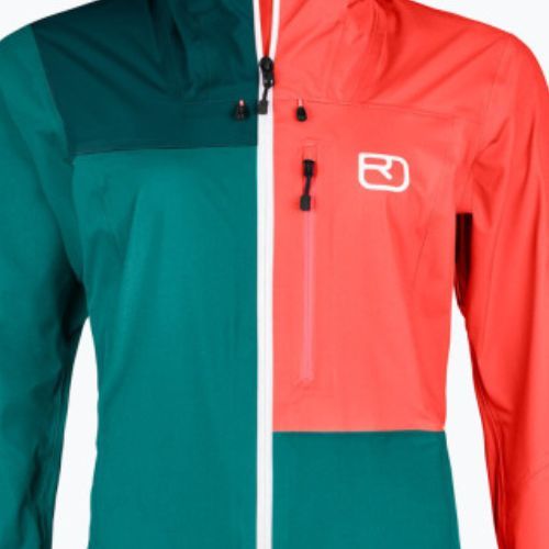 Giacca skit da donna ORTOVOX 3L Ortler verde pacifico