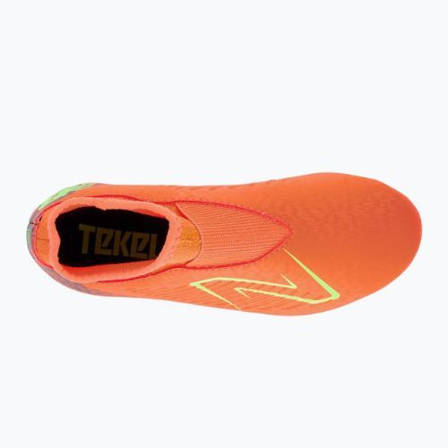 Scarpe da calcio per bambini New Balance Tekela V4 Magique JNR FG neon dragonfly