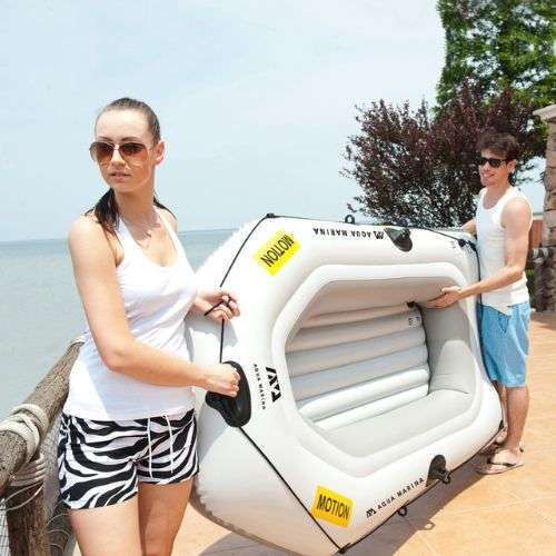 Aqua Marina Motion Sports Boat pontone per 2 persone con motore