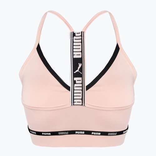 Reggiseno fitness PUMA Low Impact Strong Strappy rosa polvere