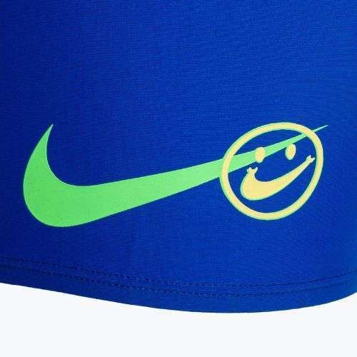 Boxer da bagno da bambino Nike Multi Logo Square Leg game royal