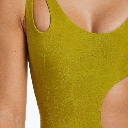 Costume intero Nike Block Texture moss da donna