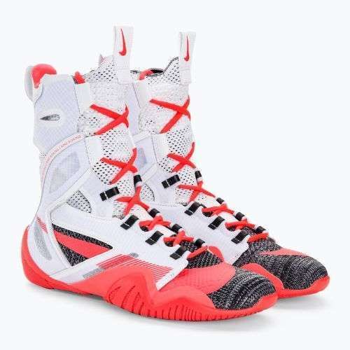 Nike Hyperko 2 bianco/cremisi/nero scarpe da boxe