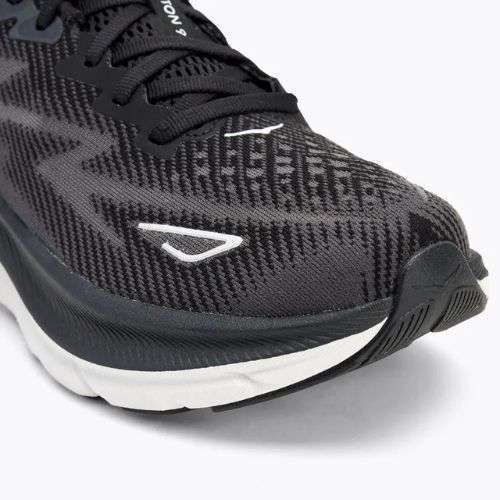 Scarpe da corsa da donna HOKA Clifton 9 nero/bianco
