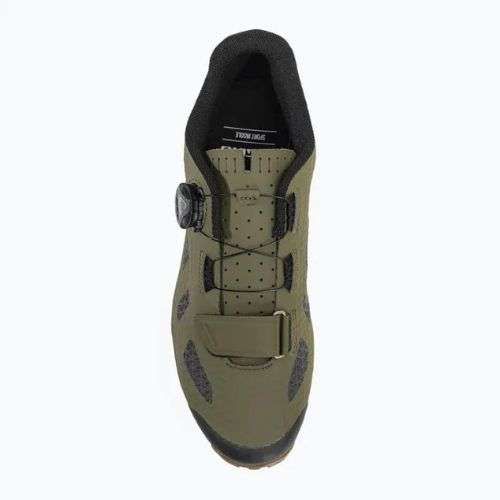 Scarpe da ciclismo MTB da uomo Giro Rincon in gomma oliva