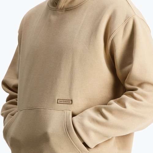 Felpa New Balance Essentials Winter Hoodie da uomo con cappuccio e incenso
