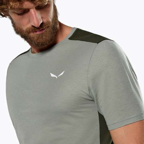 Camicia Salewa Puez HYB Dry da uomo ombra