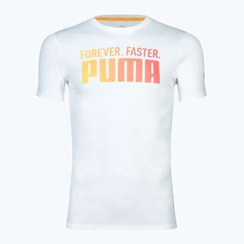 PUMA Uomo Run Favorites Forever Faster TEE camicia puma bianco