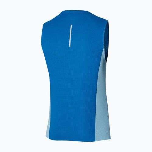 Canotta da running uomo Mizuno Aero Tank federal blu