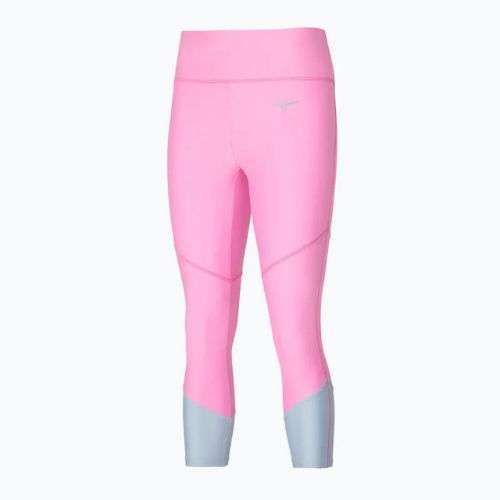 Leggings Mizuno Impulse Core 3/4 lilla in chiffon da donna