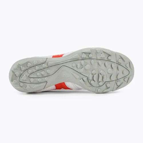 Scarpe da calcio per bambini Mizuno MRL Sala Club TF Jr bianco/rosso radiante