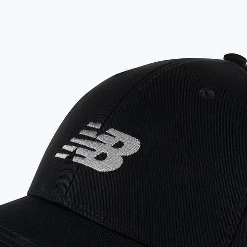 New Balance 6 Panel Structured Snapback cap nero