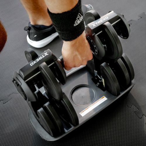 Manubrio regolabile TREXO TXO-B4W003 18 kg nero