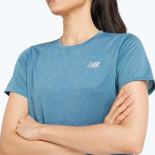 Maglietta New Balance Athletics da donna in erica terrarium