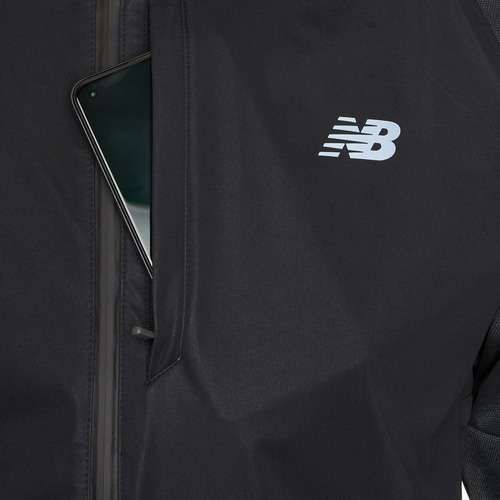 Giacca da corsa New Balance Seasonal Premium Print uomo nero