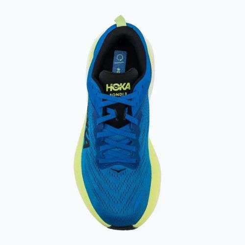 HOKA Bondi 8, scarpe da corsa da uomo in cobalto elettrico/lattuga